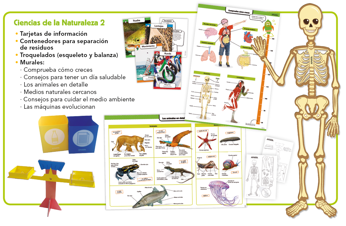 Ciencias de la Naturaleza 2,   Tarjetas de informaci n    Contenedores para separaci n de residuos    Troquelados (es   